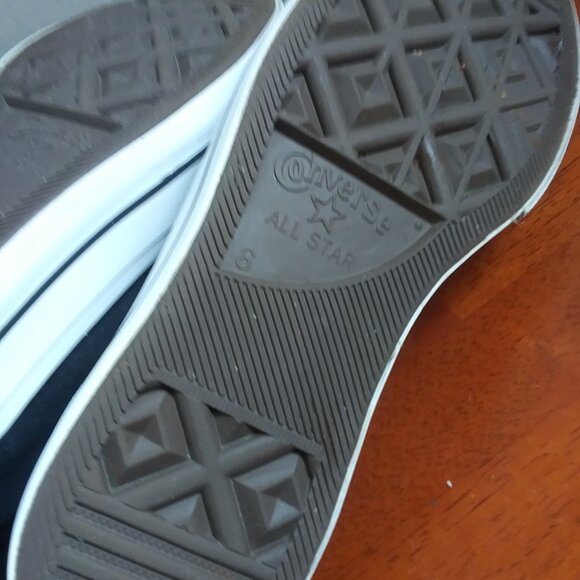 Chuck Taylor AllStar Converse Lift Platform Canvas Sneakers Shoes sz Wm US8 UK 6 - Picture 11 of 15